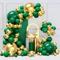 YMSZ Green and Gold Balloons Arch Kit, Different Size, by YMSZ