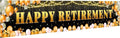 Large Happy Retirement Party Decorations by ANATANOWOR
