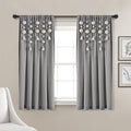 Lush Decor Boho Pom Pom Tassel Linen Textured Window Curtain Panel, Single 52" by LushDecor