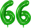 Number 66 Balloons for 66th Birthday Party Decorations, 0-100 Large No.66 by Joycard