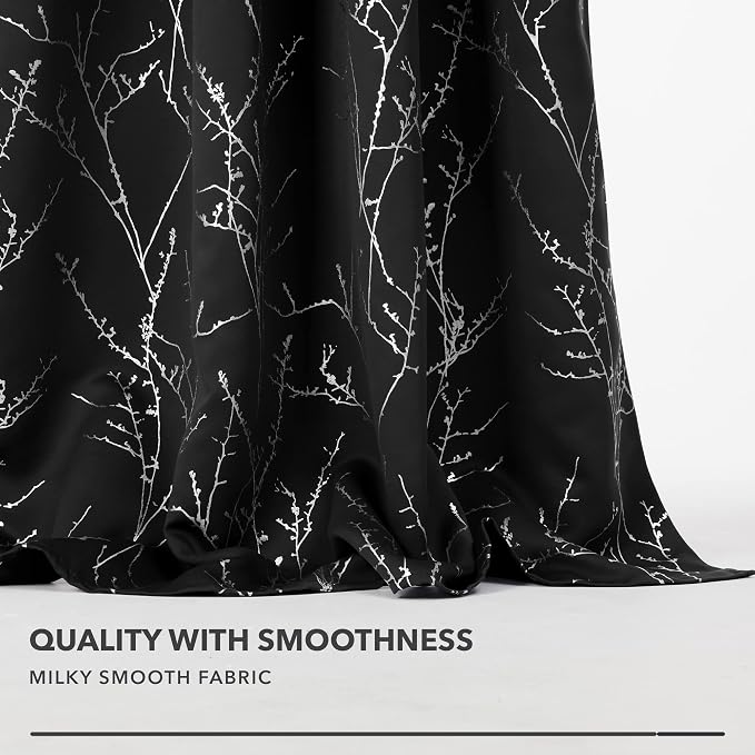 Deconovo Living Room Curtains 95 Inches Long, Thermal Insulated, Room Darkening - Image 4