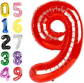 Number Balloons 40 Inch Red 8 Balloon by Argthjy