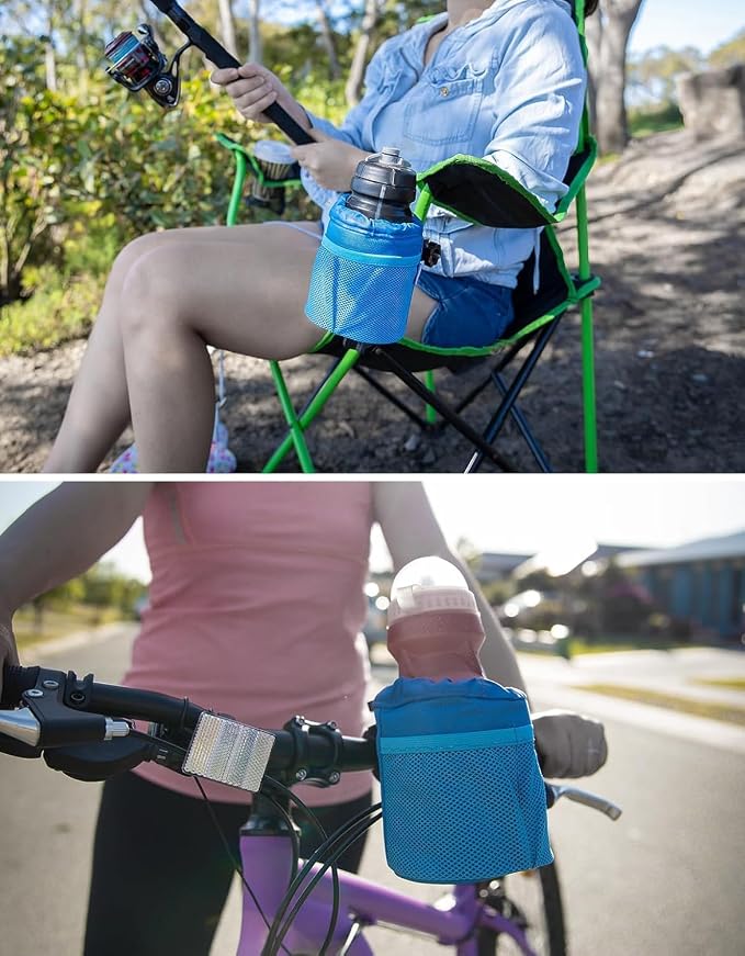 KEMIMOTO Motorcycle Cup Holder, Oxford Fabric Motorcycle Drink Holder - Image 7
