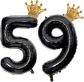 40 inch Large Black 59 Balloon Number by Unknown