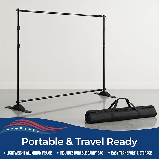 DC custom backdrop stand Choose heavy duty photo backdrop stand Made in USA | - Image 2
