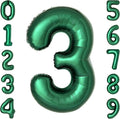 Dark Green Number 3 Balloons Large Emerald Green Number Balloons 40 Inch Jungle by cocodino