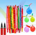 100 Rocket Balloons with 2 Pumps and 5 Helicopter Balloon Toys | Whistling by Nautydaddy
