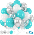Teal and Silver Balloons by KEPMOV