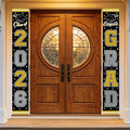 2026 Graduation Decorations, Congrats Grad Banner Backdrop by Gatherfun