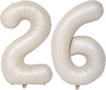40 In Cream white Number Balloons Helium Foil Mylar Balloon Digital 26 | by Exquisitehighqualitypartydecorationstomeetyoureveryneed%EF%BC%81