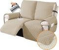 XINEAGE Water Resistant Recliner Cover, 2 Seat Loveseat Covers by XINEAGE