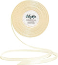 Ivory Ribbon 1/4 Inches 36 Yards Satin Roll Perfect by LilyRin