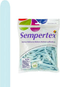 Sempertex Pastel Matte Blue Balloons, thick & durable, bridal showers, baby by Sempertex