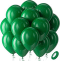 Bezente Green Balloons Latex Round Helium Party Balloons 100 Pack 12 inch | by Bezente