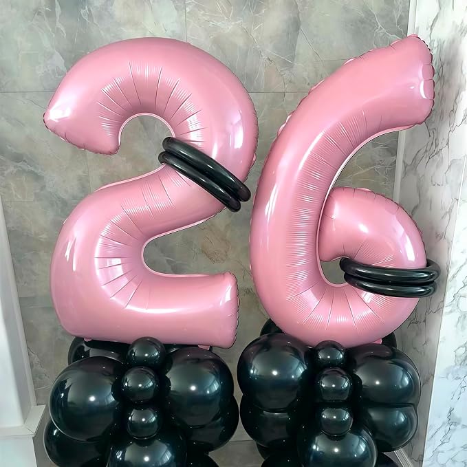 Pastel Pink 3 Balloon, Light Pink 3 Balloons Number, 40 Inch Helium Foil Mylar - Image 3
