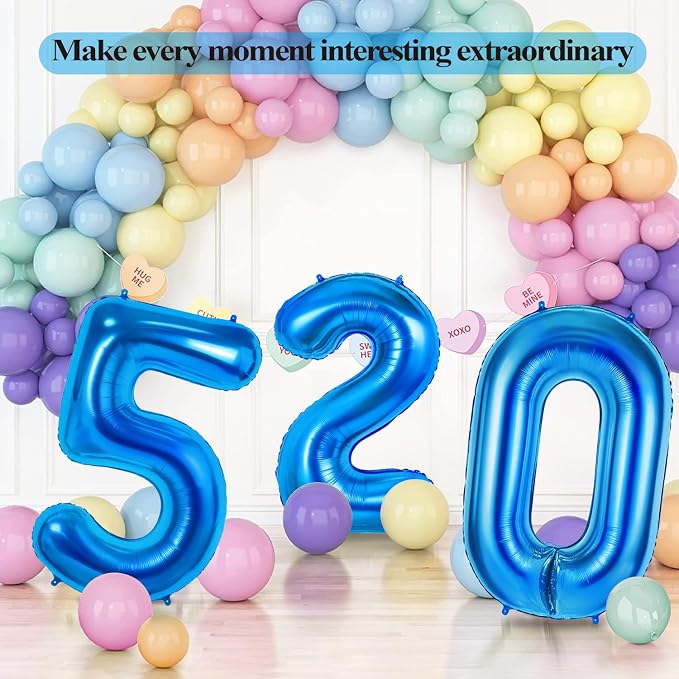 Number 95 Balloons for 95th Birthday Party Decorations, 0-100 Large No.95 - Image 6