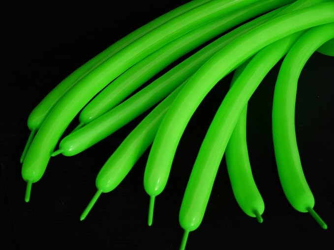 100PCS 260Q green Magic long balloon decoration shopping mall activities - Image 6