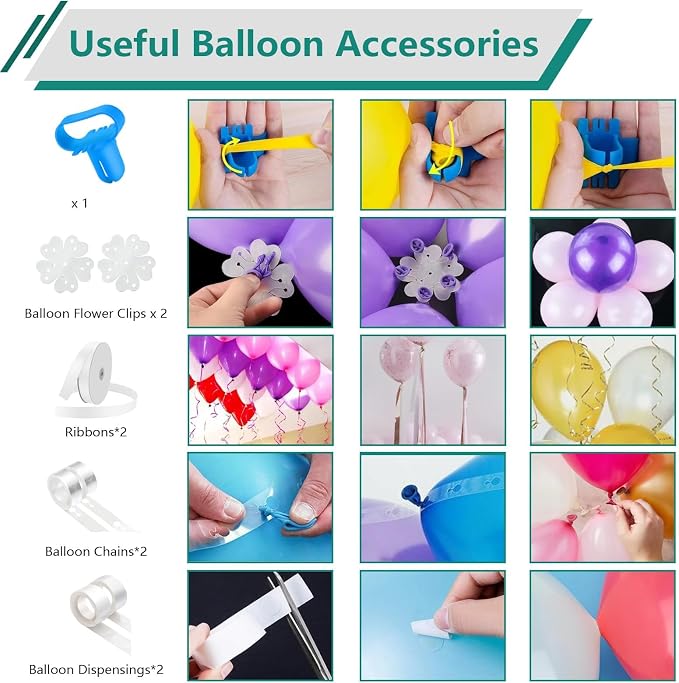FunHot Electric Balloon Pump, Portable Dual Nozzle Air Pump - Image 9