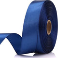 7/8 Inch 30 Yards Deep Blue Satin Craft Ribbon-Single Face Polyester Ribbon by Unknown