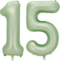 Sage Green Number 15 Balloon, 15 Balloon by BBPOOL