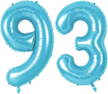 Number 93 Balloons for 93rd Birthday Party Decorations, 0-100 Large No.93 by Joycard