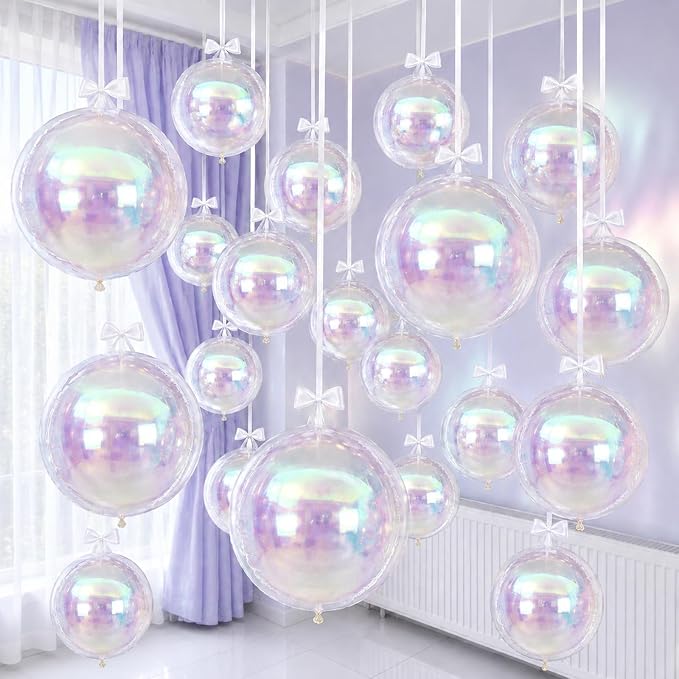 Iridescent Round Foil Balloons by Togvu