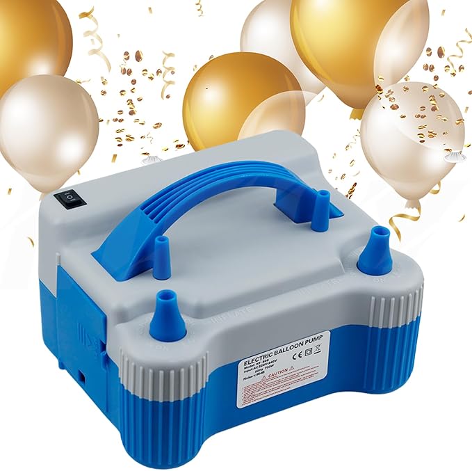 Portable Balloon Pump, 700W 110V Strong Electric Air Blower, Dual Nozzle - Image 3