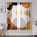 Boho Curtains 63 Inch Length Mid Century Light Filtering Curtains by GOLDLAWN