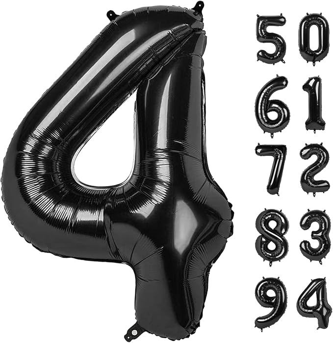Black 4 Balloon by IWERP