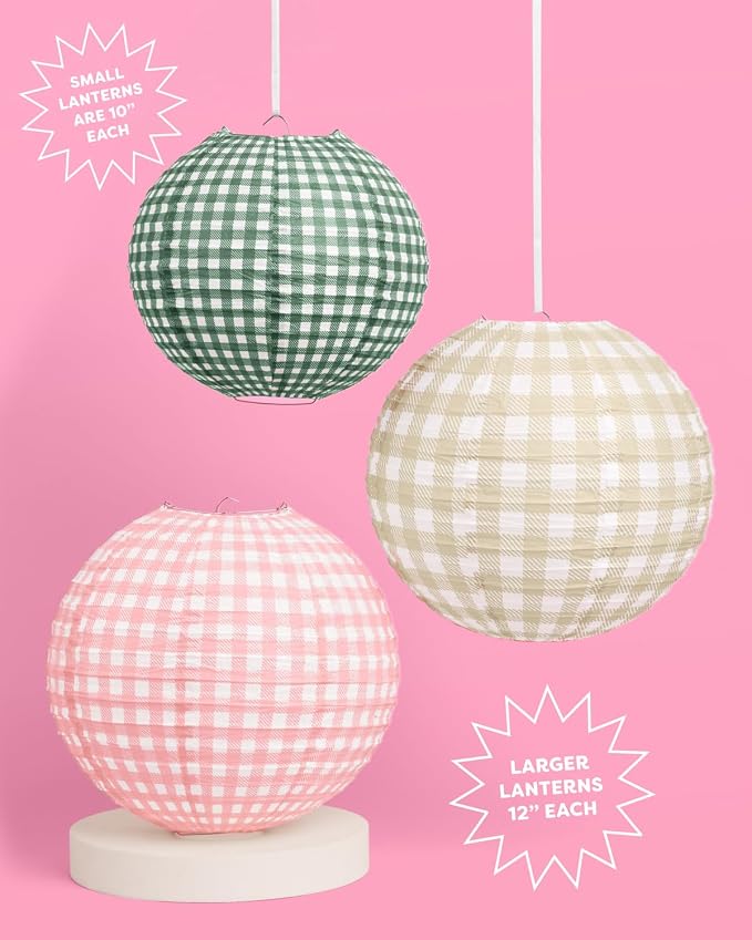 xo, Fetti Paper Camp Lantern Set | Pink, Bachelorette, Outdoor Party, Glamping - Image 2