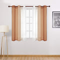 DWCN Ombre Short Sheer Curtains by DWCN