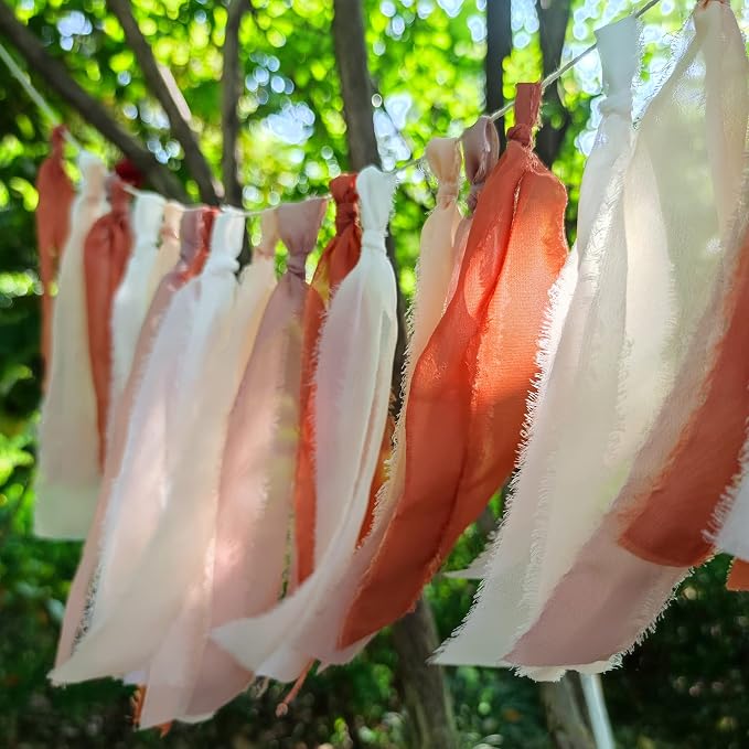 Chiffon Tassel Garland for Home Decortaion Wedding Birthday Party Backdrop - Image 3