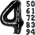 Line 4 Balloon - Number Balloon 40 Inch, 4th Line Birthday Decorations | Giant by IWERP