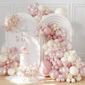 CROSSFINGERS Pearl Dusty Pink Balloon Garland Arch Kit Wedding Decorations | by CROSSFINGERS