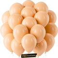 Pro Duralatex Nude Extra-Thick Balloons 120 Pack 10 inch | Sand Nude Balloons by Bezente