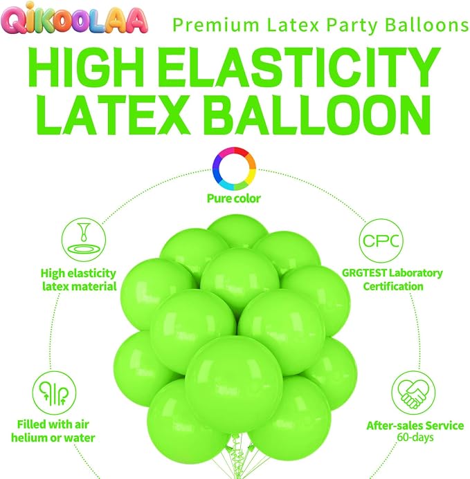 32Pcs Light Green Big Balloons 18 Inch - Image 2