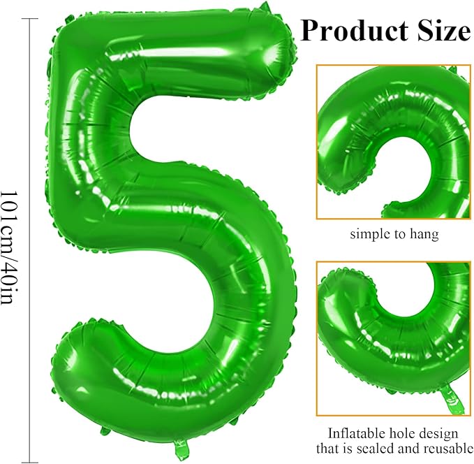 Number 35 Balloons for 35th Birthday Party Decorations, 0-100 Large No.35 - Image 2