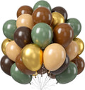 Sage Green Brown Balloons by Jobkoo