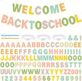 Kosiz 116 Pcs DIY Letter Custom Banner Customizable Banner Kit Pastel Letter by Kosiz
