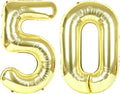 50 Balloon - Champagne Gold Birthday Number Balloons, 40 Inch Decorations | by ALPHADELTAPI