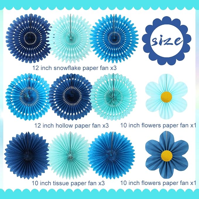 Paper Fans Party Decorations Paper Flowers Decorations - Image 2