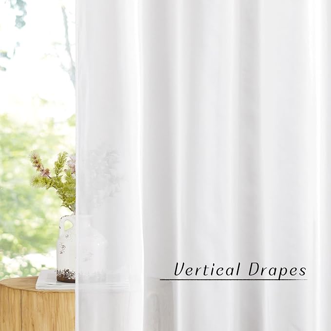 NICETOWN Sheer Curtains 108 inches Length - Image 3