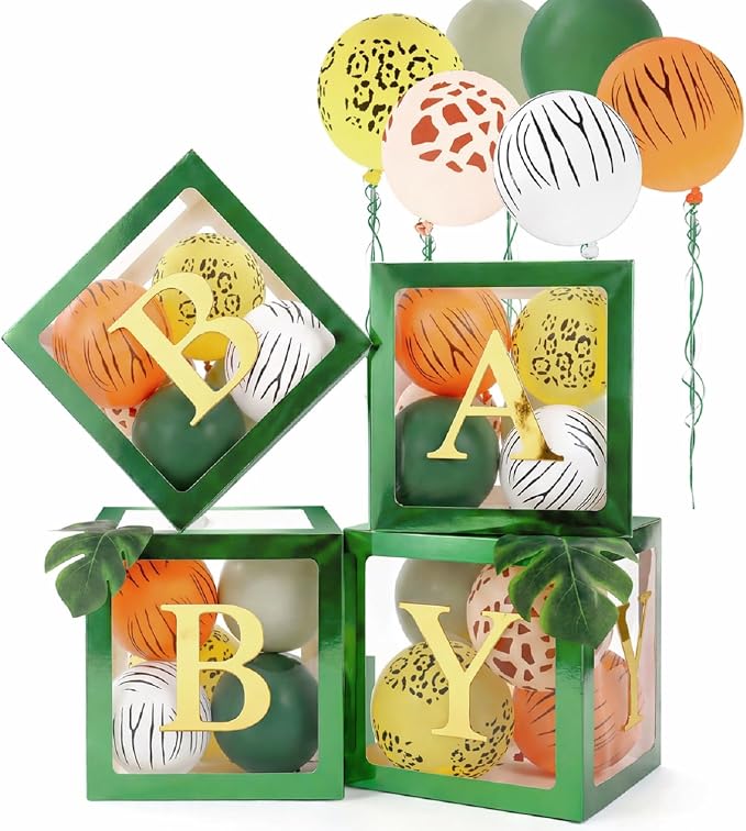 Gejoy Jungle Safari Baby Shower Party Decorations by Gejoy