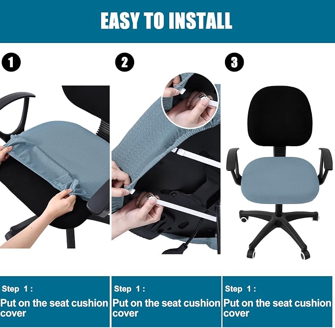 Smiry Office Computer Chair Seat Covers - Image 7