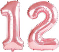 40 Inch Number 12 Balloons for 12th Birthday Party Decorations, 0-100 Jewelry by FOBELEC