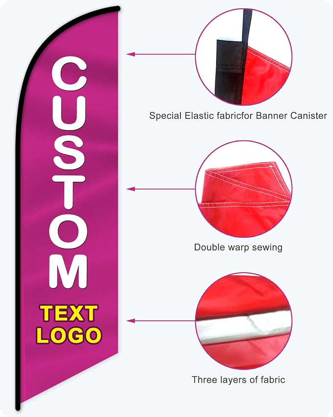 Custom Advertising Feather Flags - Image 4