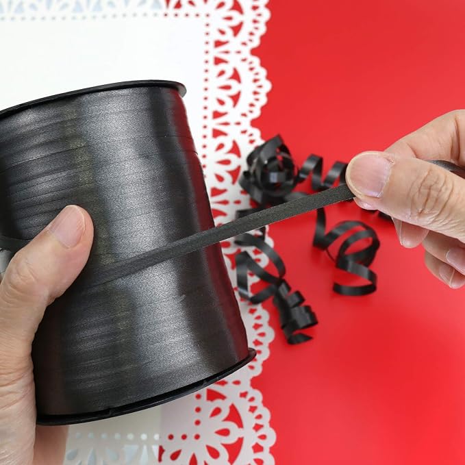 500 Yards Black Curling Ribbon/Balloon Ribbon/Balloon Strings/Gift Wrapping - Image 3