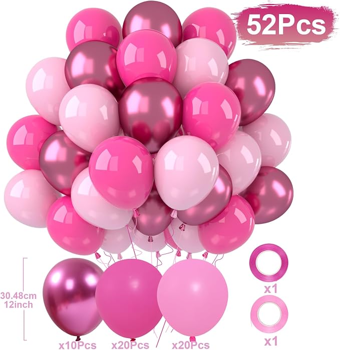Patimate Pink Balloons Set - Image 4
