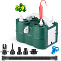 Voircoloria Balloon Pump Electric, 3-in-1 Portable Automatic Dual Nozzle by Voircoloria