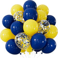 Blue and Yellow Balloons, Latex Balloons by Adeyoo